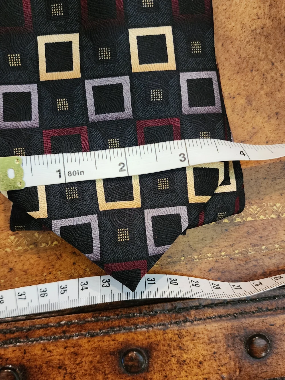 3pc 100% Silk Men’s Tie Lot Kilburne & Finch Campus Cambridge Classics Geometric